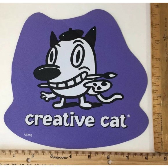 Cranium Hullabaloo Childrens Game Creative Cat Purple Foot Mat Floor Pad 2004 - Picture 3 of 3